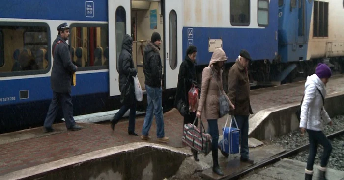 Two passenger trains remained at the stations. PHOTO: archive
