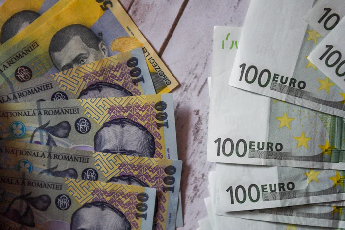 Lei and Euro, January 28, 2018. PHOTO: Inquam Photos / Alberto Groşescu