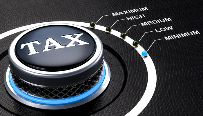 Button that says TAX