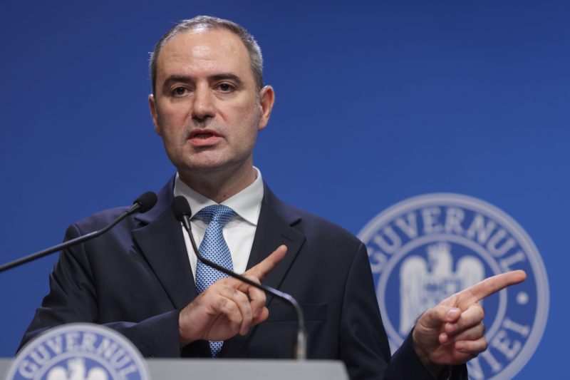 Alexandru Nazare, Minister of Finance / Photo: Inquam Photos / George Călin