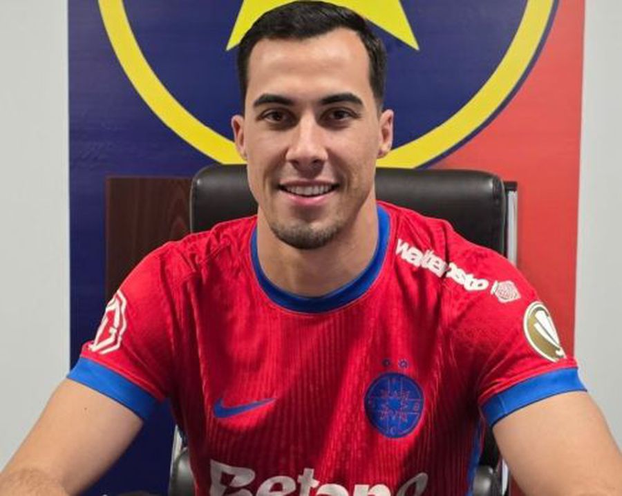 The footballer just transferred from FCSB, present at the match with Slobozia » He watched the match with Mihai Stoica and Florin Cernat