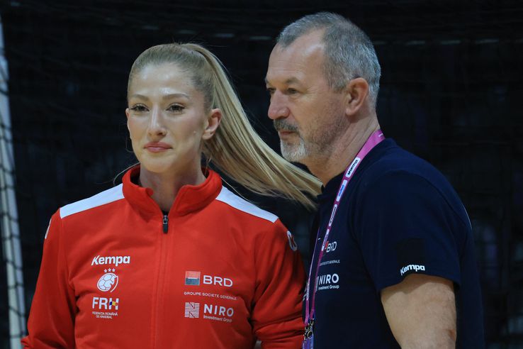 Images from the warm-up, Romania - Denmark // Photo: Ionuț Iordache