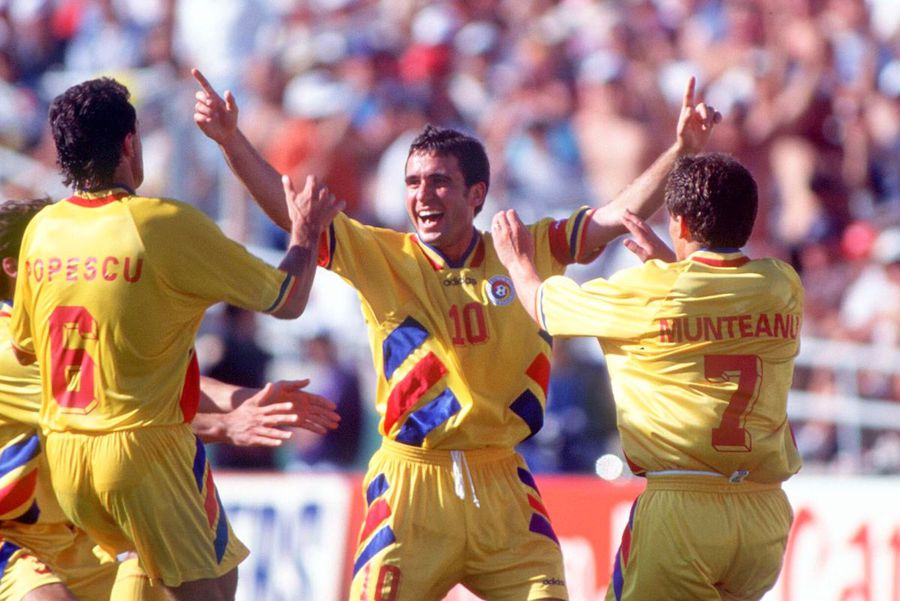 Romania at the 1994 World Championship / photo: GSP Archive How has Romania managed in the past with the opponents it has if it qualifies for the 2026 World Championship » A great victory of the Golden Generation, a household scandal and Hagi's famous speech: