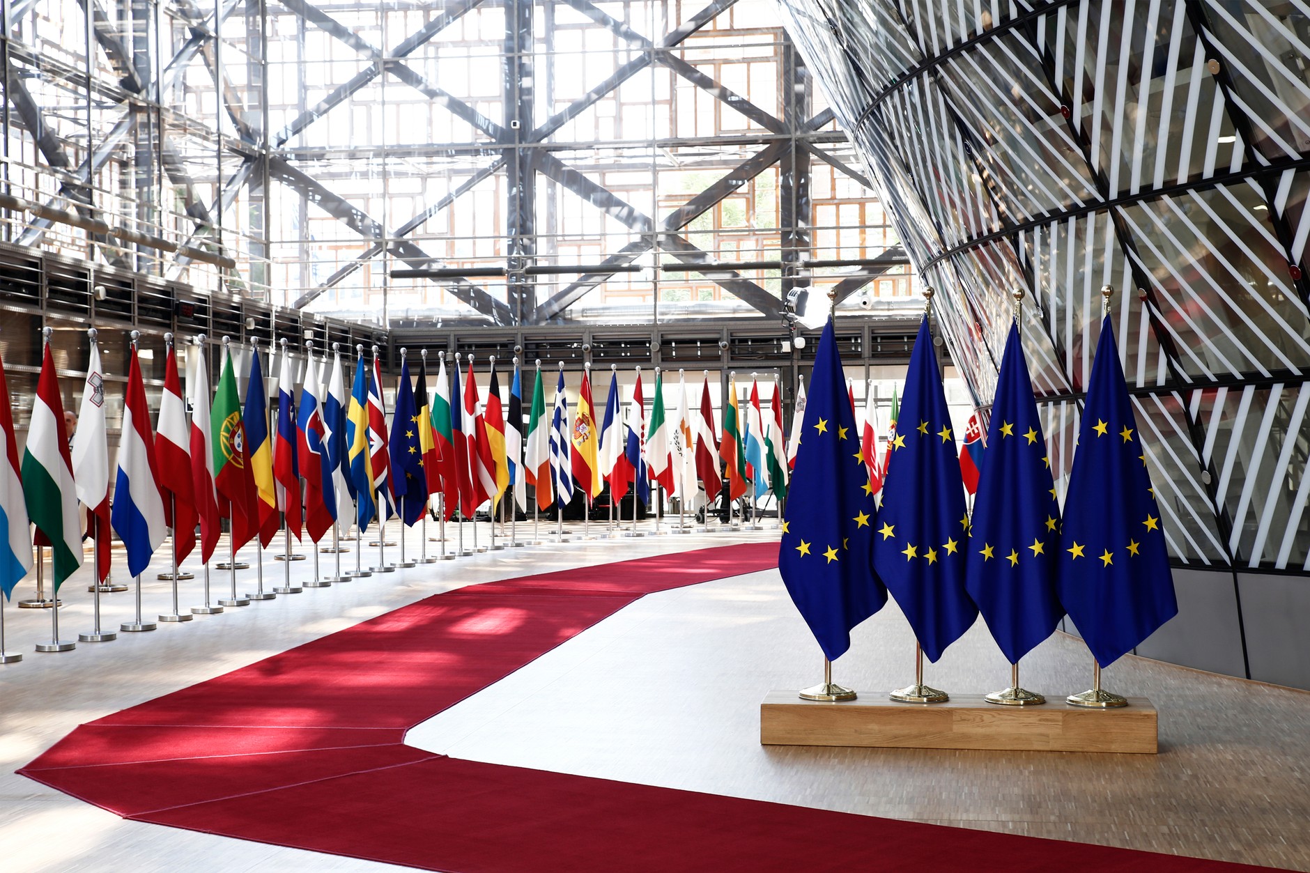 Seat of the European Council in Brussels. Illustrative photo