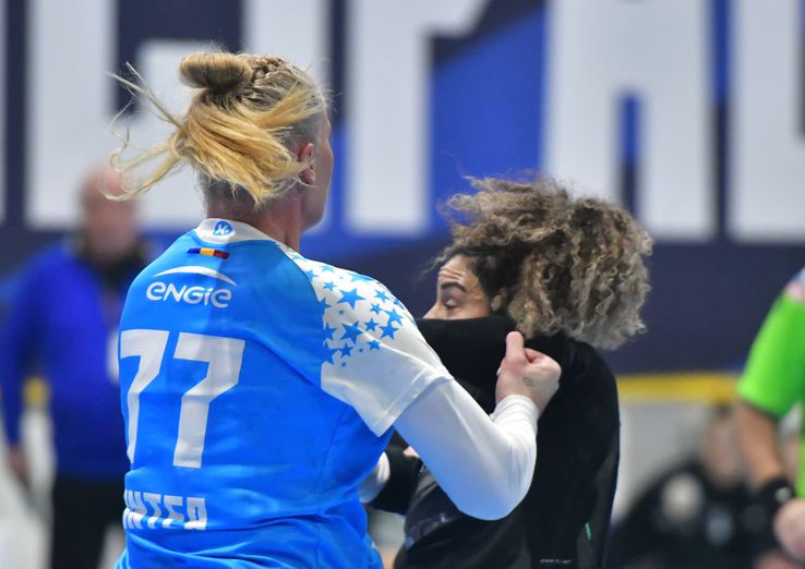 CSM Bucharest - HC Zalău, in the Flower League/Photo: Cristi Preda (GSP.ro)