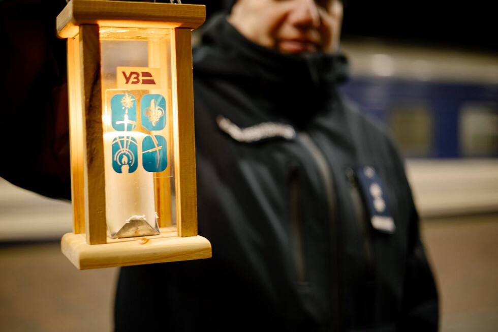 The Bethlehem fire of peace is already in Ukraine. Photo 1