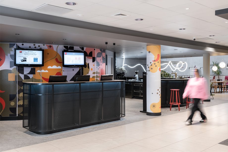 The Ibis hotel in Budapest is an example of a fit-out for the hospitality market