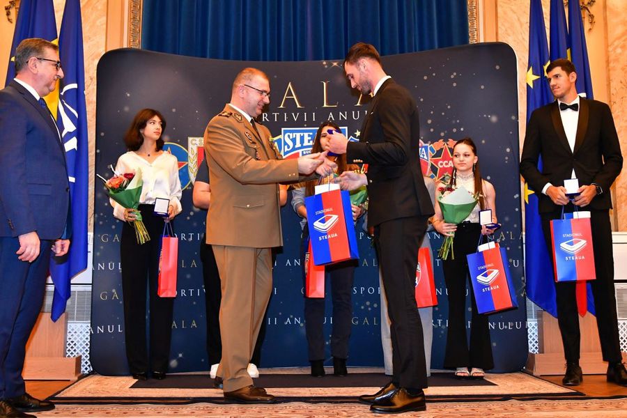 Ciprian Tudosă, honored at the CSA Steaua 2025 Gala Photo: Cristi Preda Ciprian Tudosă, world and European champion in 2025: