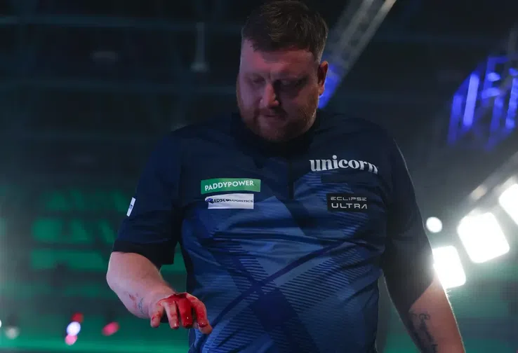 Cameron Menzies, incident at the World Darts Championship / photo: Getty Images