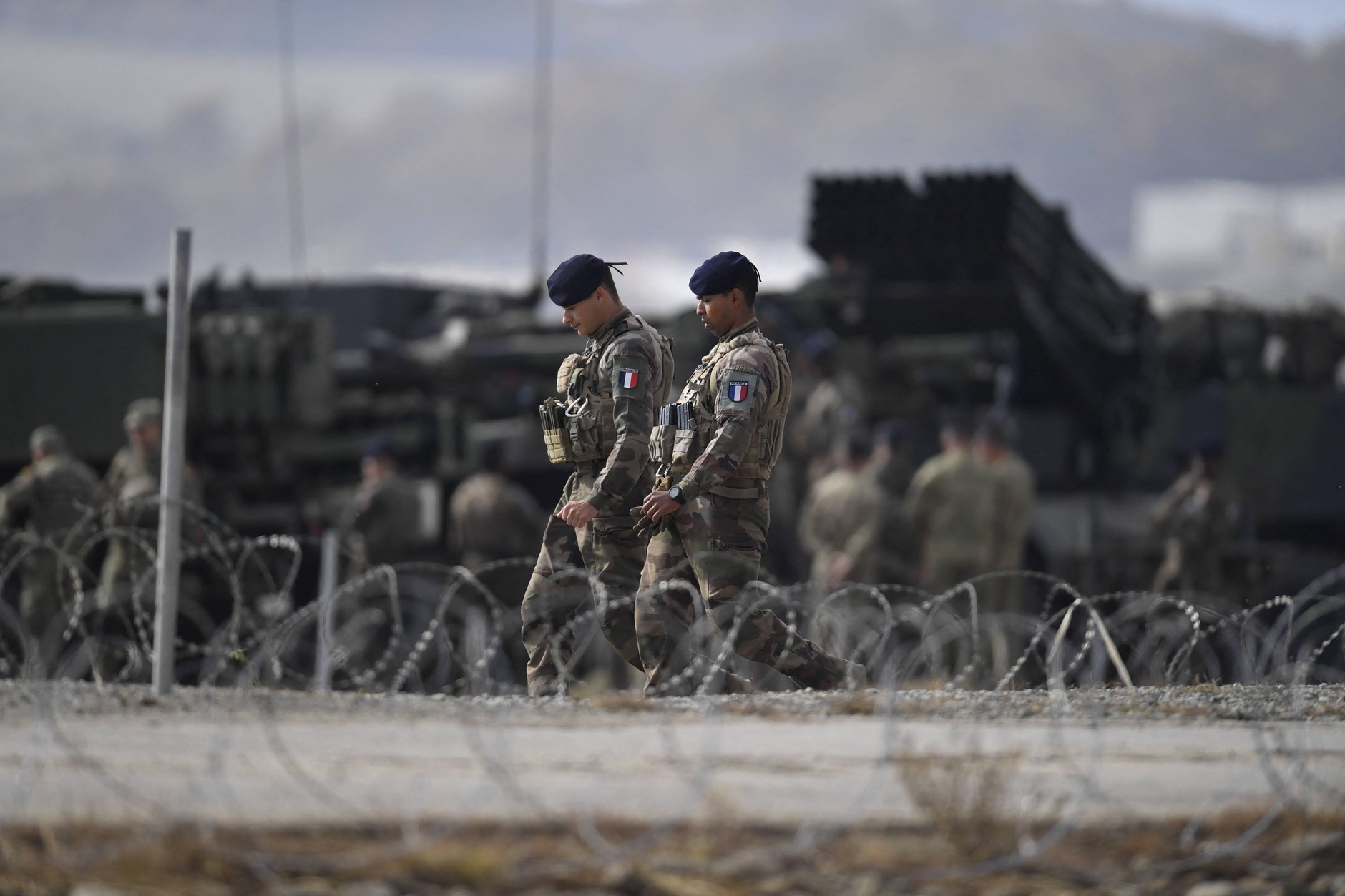 Exercises "Dacian Fall" at the NATO military base in Cinc, October 30, 2024.