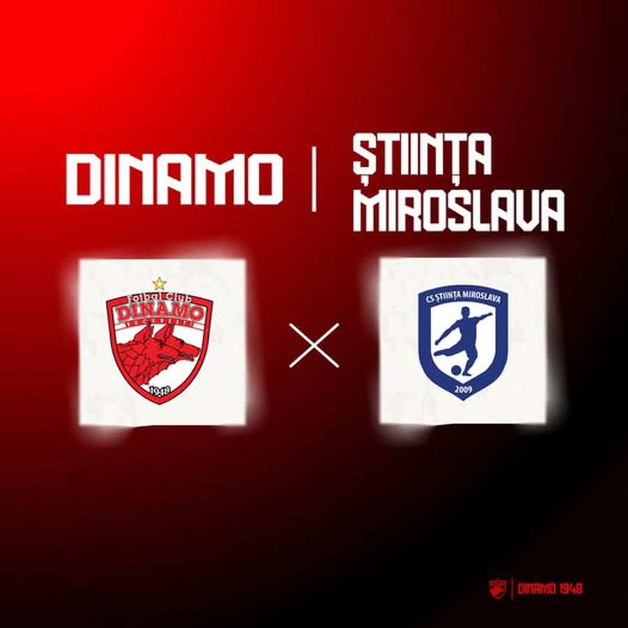 Dinamo perfected a partnership with Miroslava Science // PHOTO: Facebook @Dinamo Bucuresti The fashion for