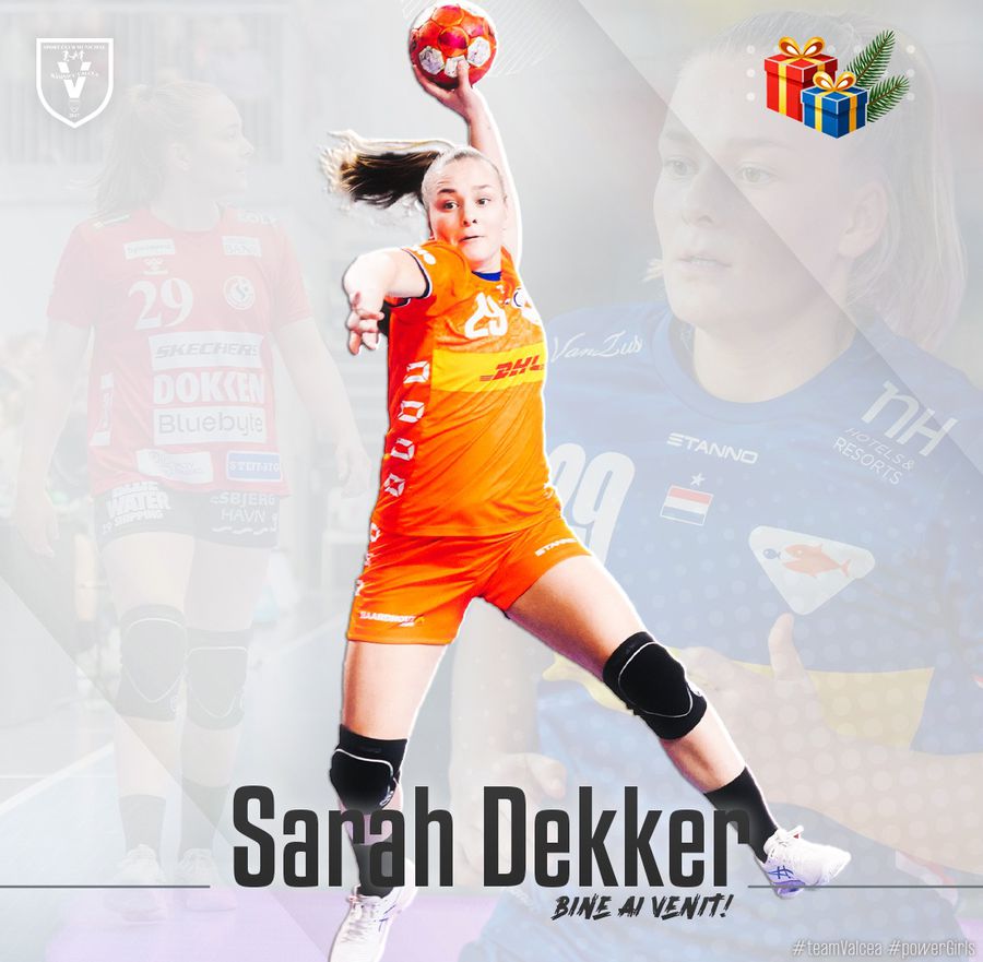 Sarah Dekker signed with SCM Râmnicu Vâlcea // photo: Facebook Spectacular move to the