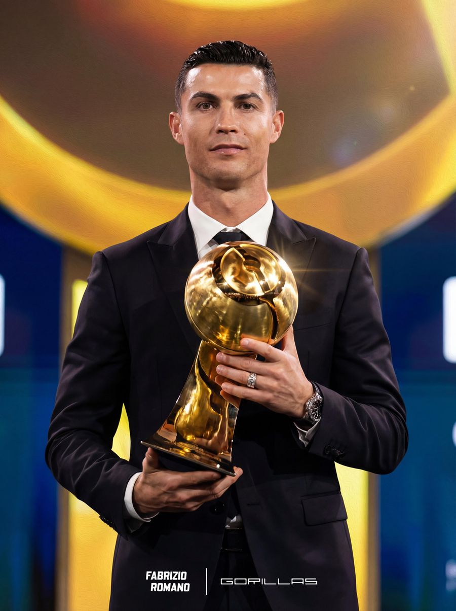 All awards from the Globe Soccer Awards » Who was named Footballer of the Year + Ronaldo's promise: