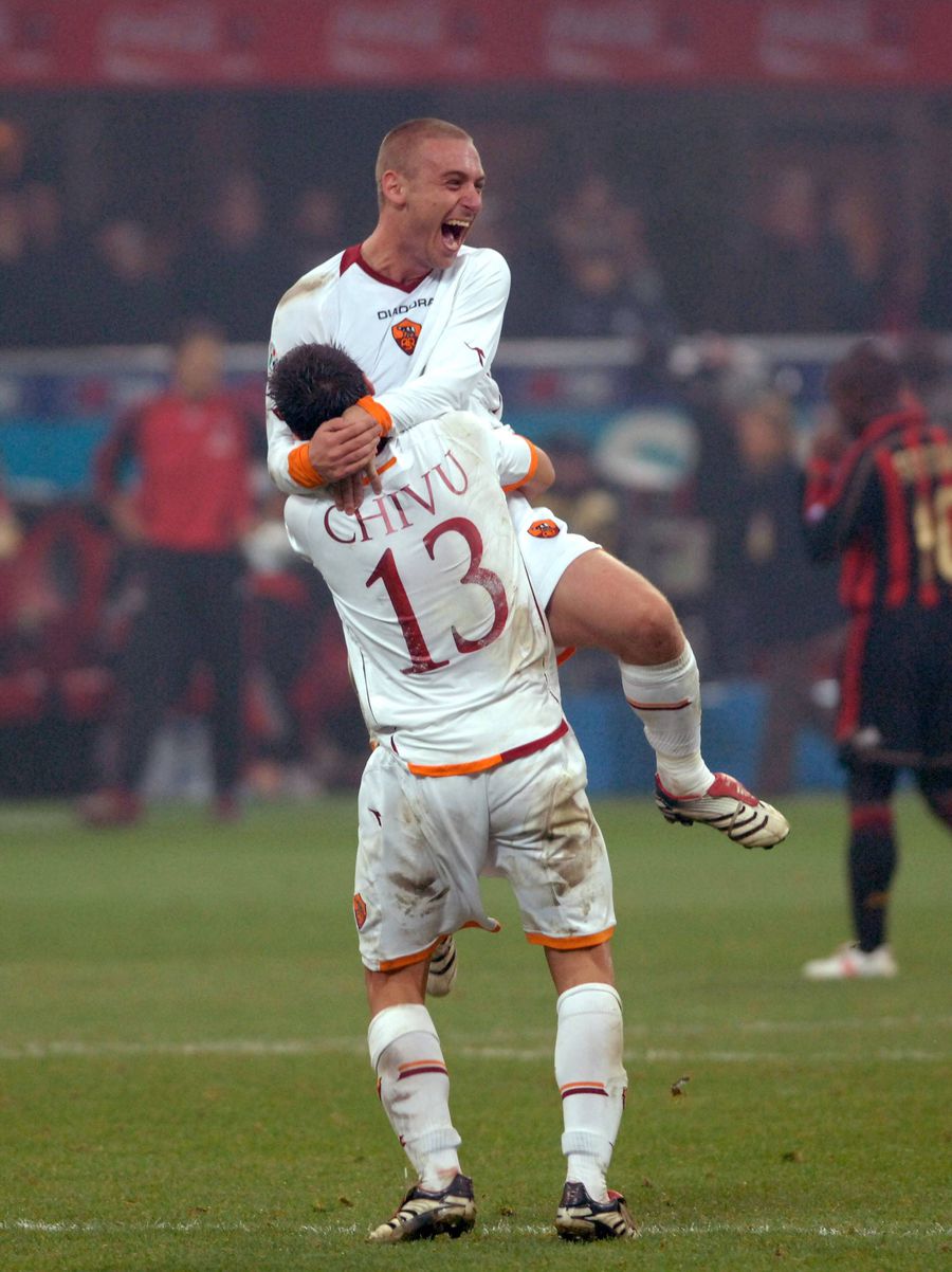 Daniele de Rossi and Cristi Chivu were colleagues at AS Roma Before the direct match, De Rossi remembered that he was a colleague of Cristi Chivu: