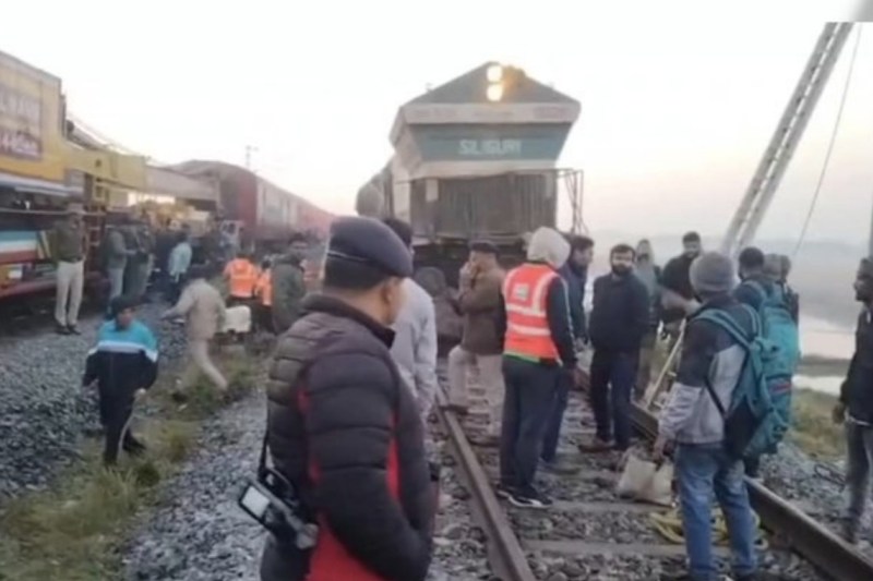 Seven elephants killed in a train accident in India. The engineer said the herd rushed to the locomotive