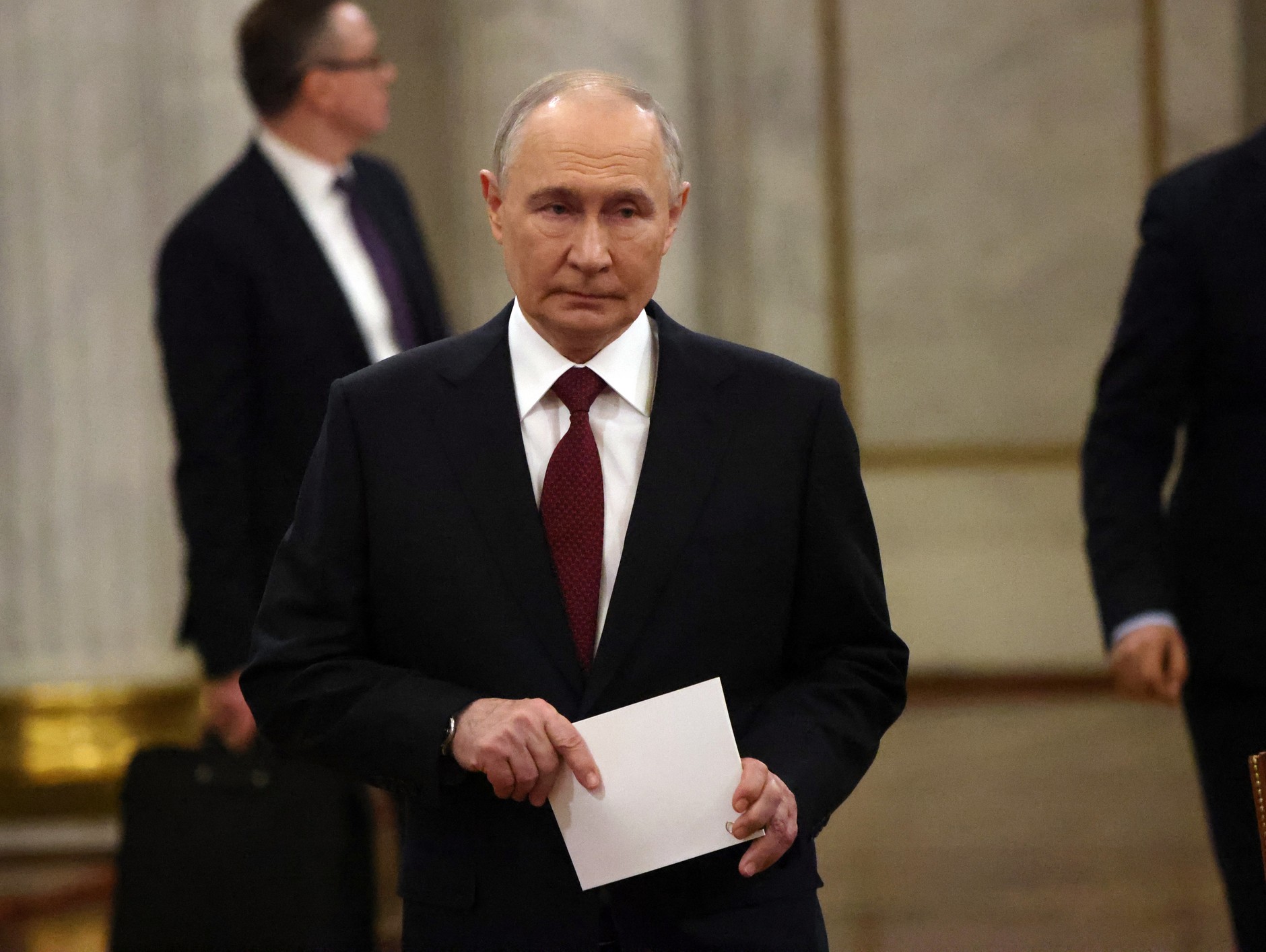 Russian President Vladimir Putin, Petersubrg, Russia, December 22, 2025.