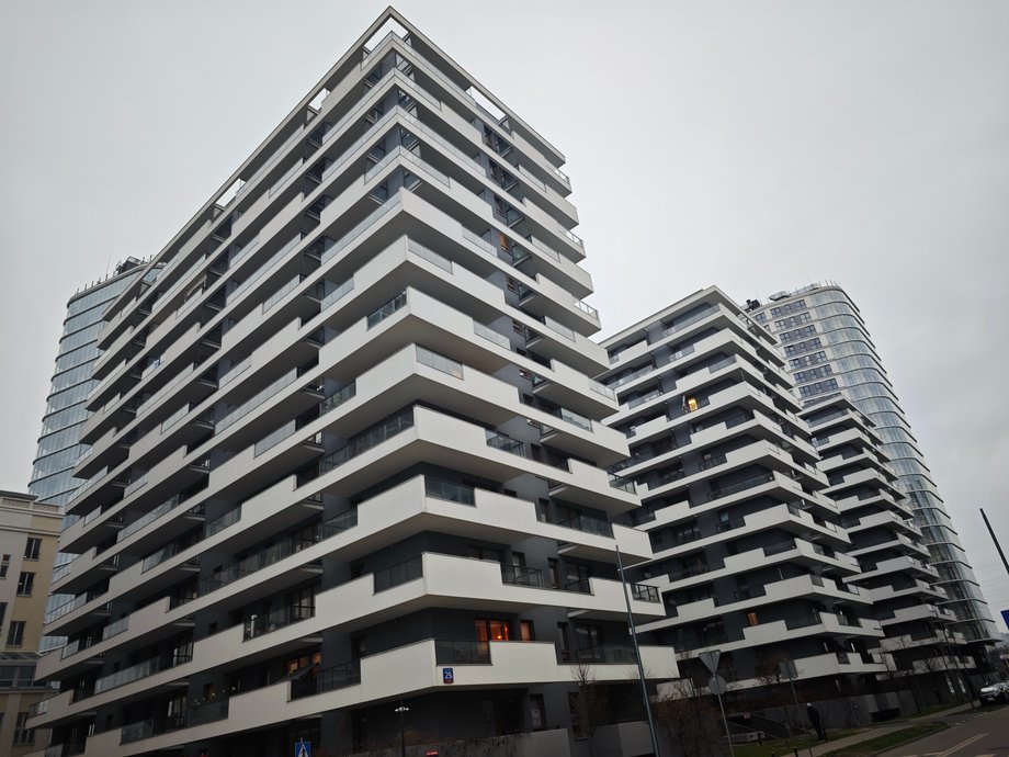 Blocks of flats in the JW Construction estate