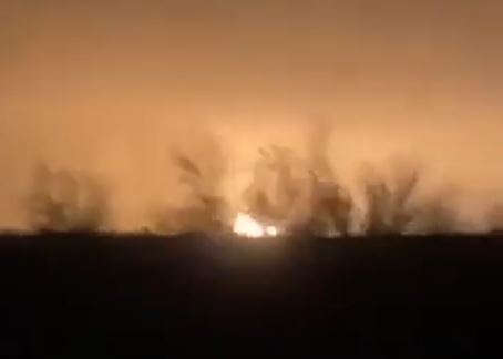 VIDEO Massive fire in a key Russian port on the Sea of Azov after a drone attack