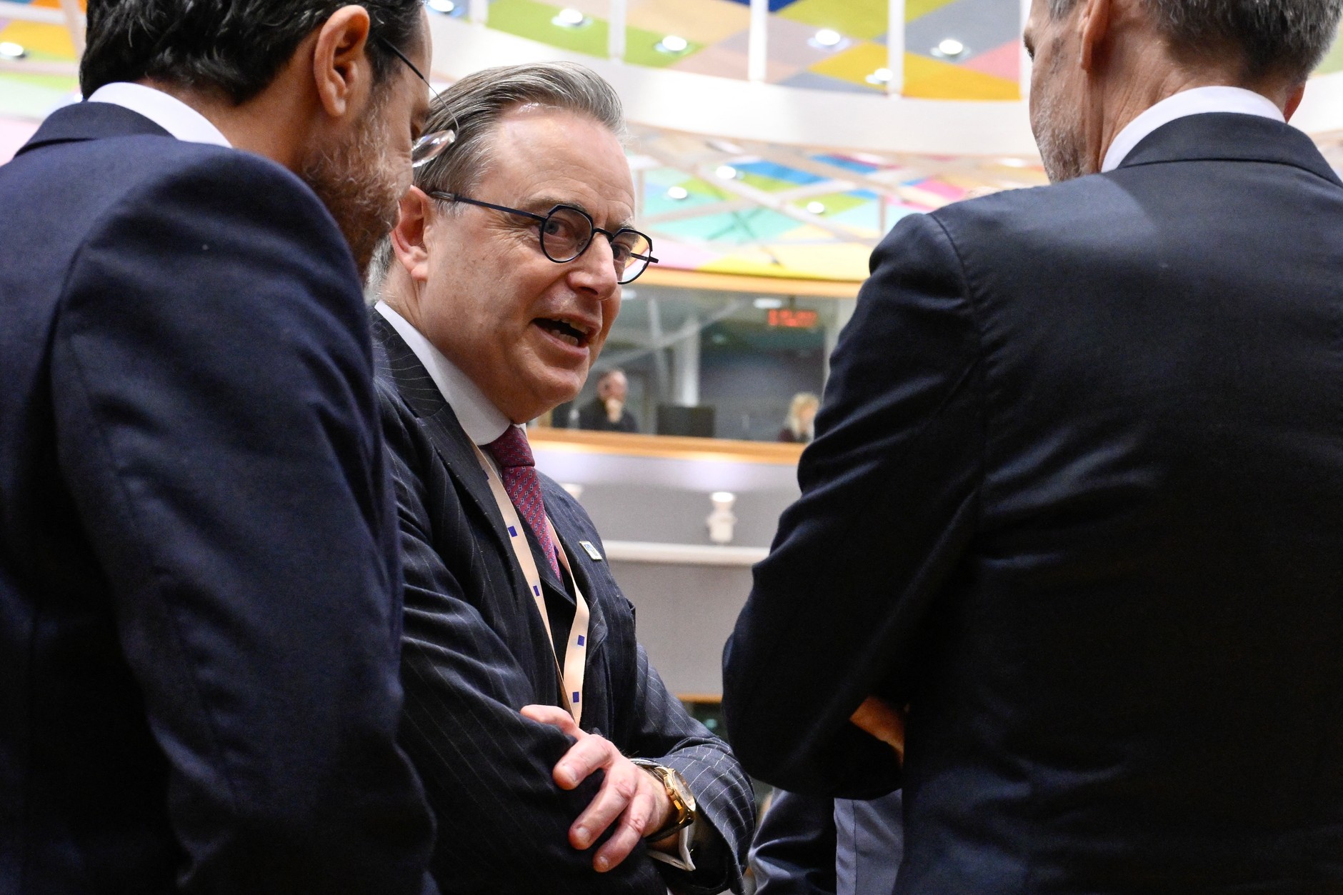 Prime Minister of Belgium Bart De Wever before the European Council meeting in Brussels. December 18, 2025