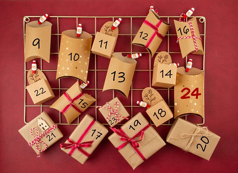 The Advent calendar is a nice touch