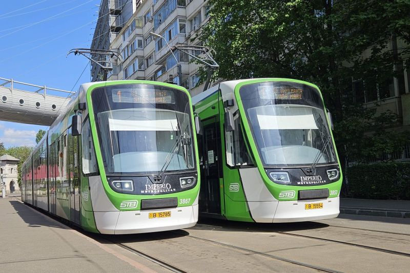 Two trams collided at an intersection in Bucharest. A child arrived at the hospital