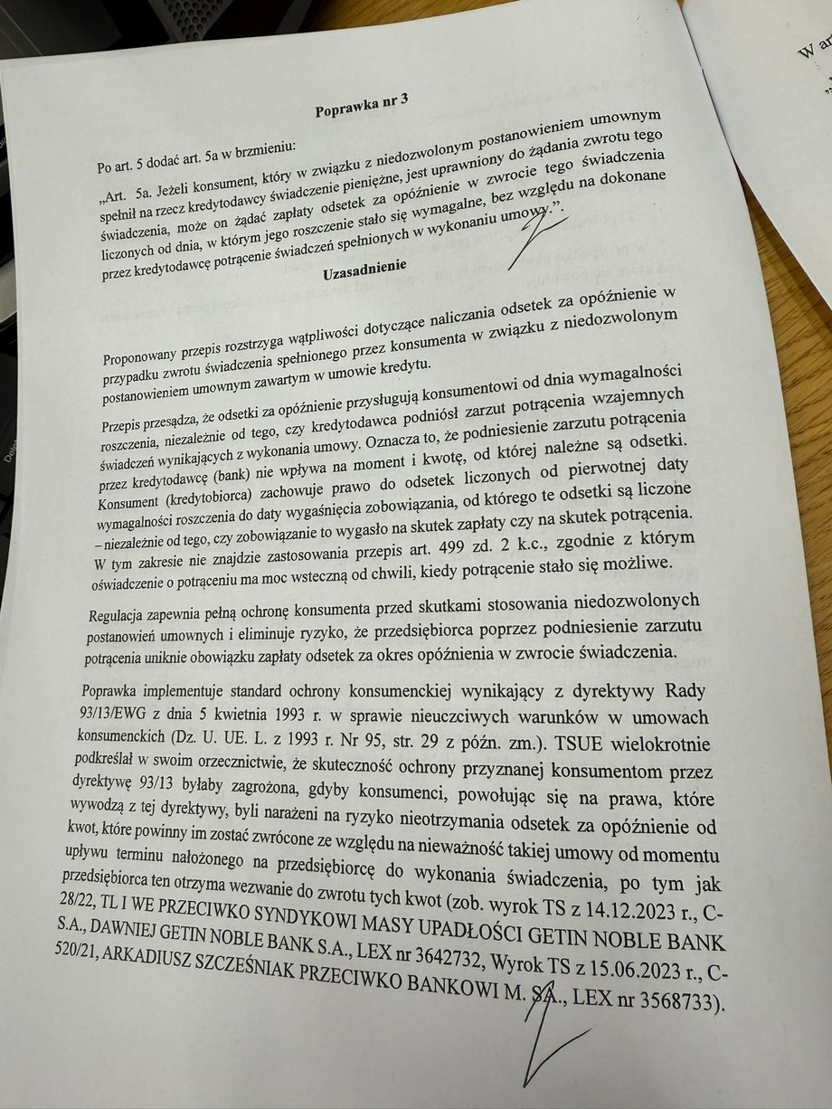 Amendment number three on offsetting