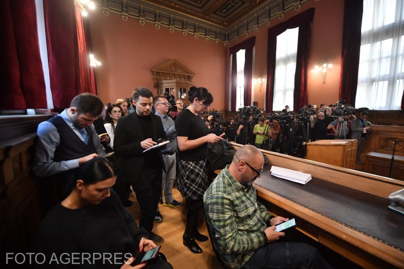 The Bucharest Court of Appeal press conference on December 11, 2025. Photo: Grigore Popescu / Agerpres