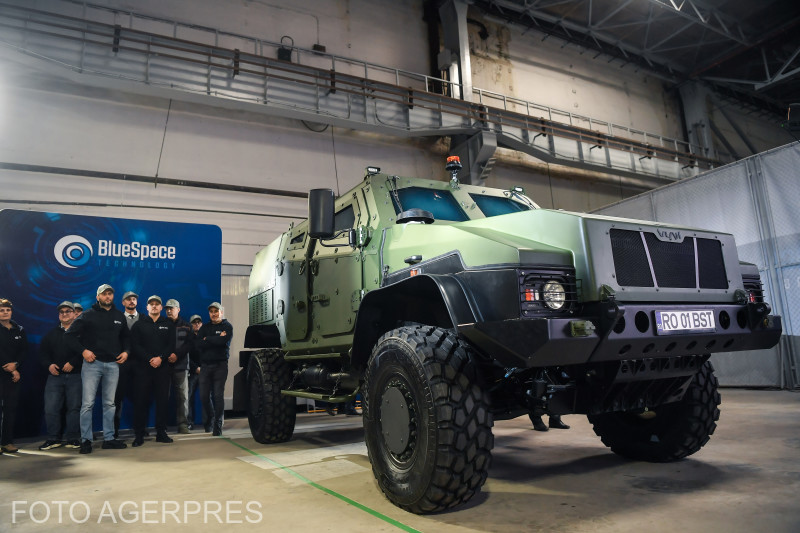 PHOTO What does the first armored vehicle manufactured 100% in Romania look like, to NATO standards for ballistic protection