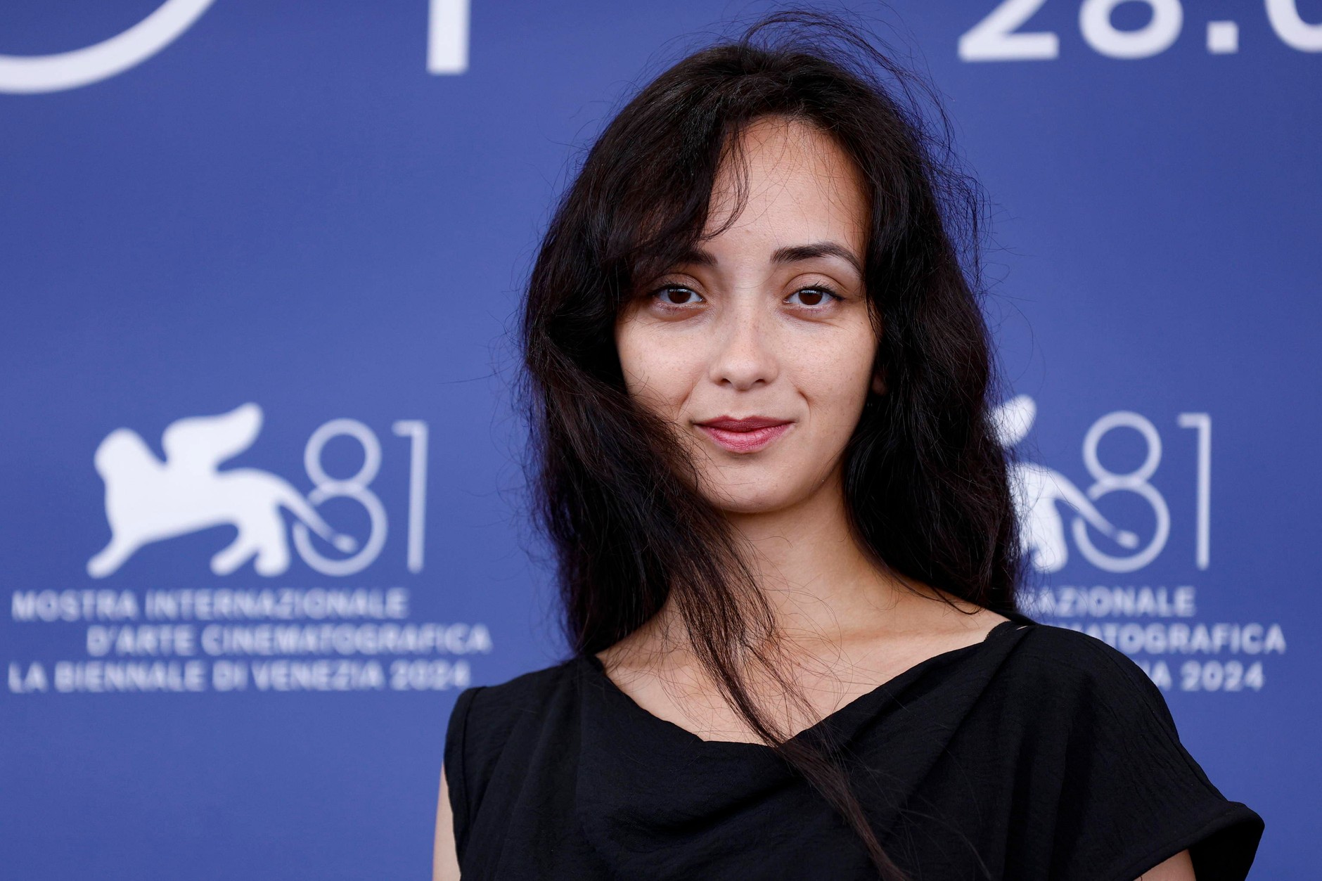 Anastasia Trofimova, Russian-Canadian documentary filmmaker at the 81st Venice International Film Festival, September 5, 2024. 