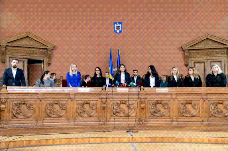 Bucharest Court of Appeal press conference, December 11, 2025. Photo: Inquam Photos / Gyozo Baghiu and Grigore Popescu / Agerpres