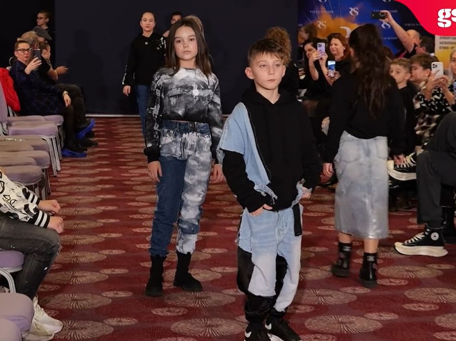 Ianis Dumitru looked casual at the presentation of designer Aimee The children of Olympic champions Alina Dumitru and Marius Urzică, stars in a fashion show: