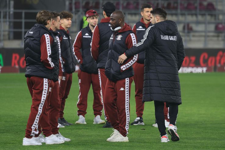 Pictures from the warm-up at Rapid - Oțelul / PHOTO: Ionuț Iordache (GSP.ro)
