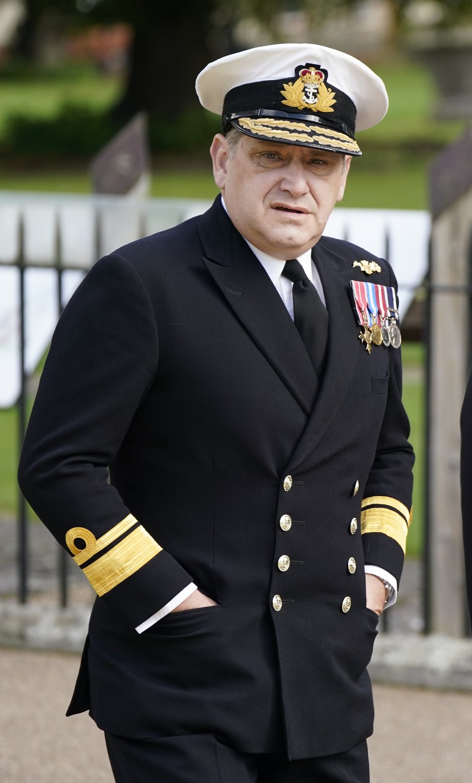 Vice Admiral of the British Royal Navy Mark Utley