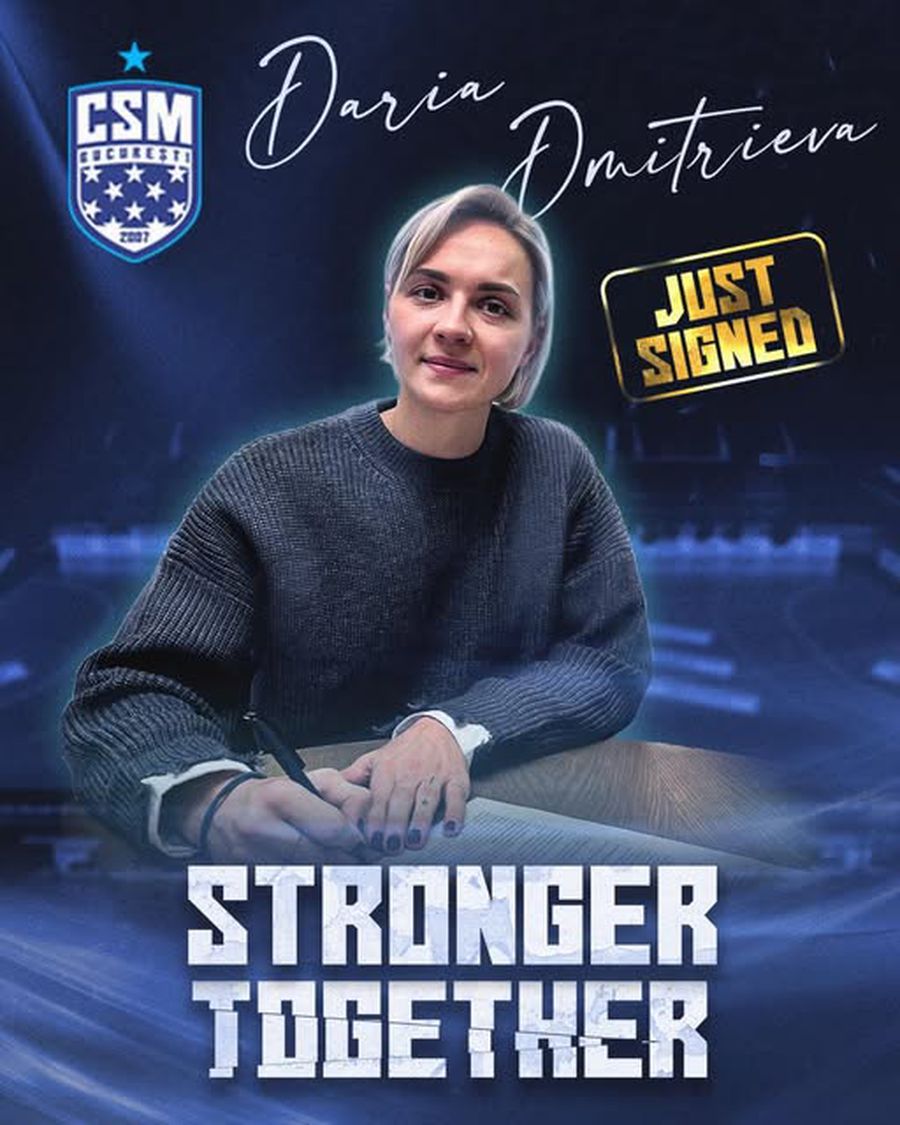 The transfer announced by GSP, formalized by CSM Bucharest: 