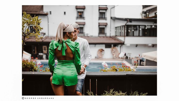 Florin Borța and Erica / Photo source: @George Ungureanu