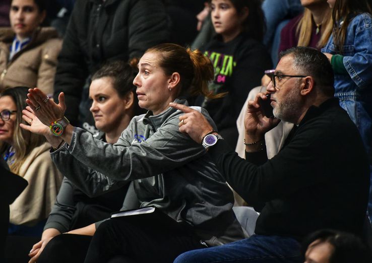 Bojana Popovic, at the first match after coming to CSM Bucharest/Photo: Cristi Preda (GSP.ro)