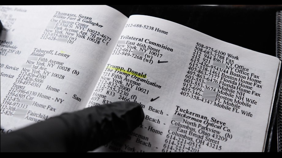 Epstein's secret book from the 1990s was found. It contains Donald Trump's number