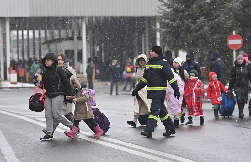 Ukrainian refugees in Romania, Photo: Daniel MIHAILESCU / AFP / Profimedia