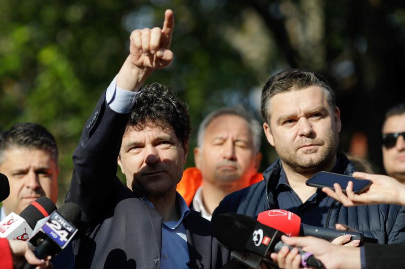 Nicușor Dan and Ciprian Ciucu, Photo: Inquam Photos / George Calin