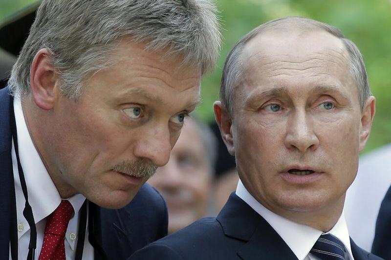 Dmitri Peskov, with Vladimir Putin, Photo: Not supplied / WillWest News / Profimedia