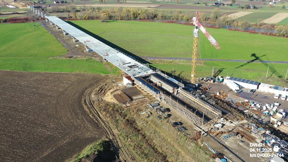 Bridge over the Oder - construction