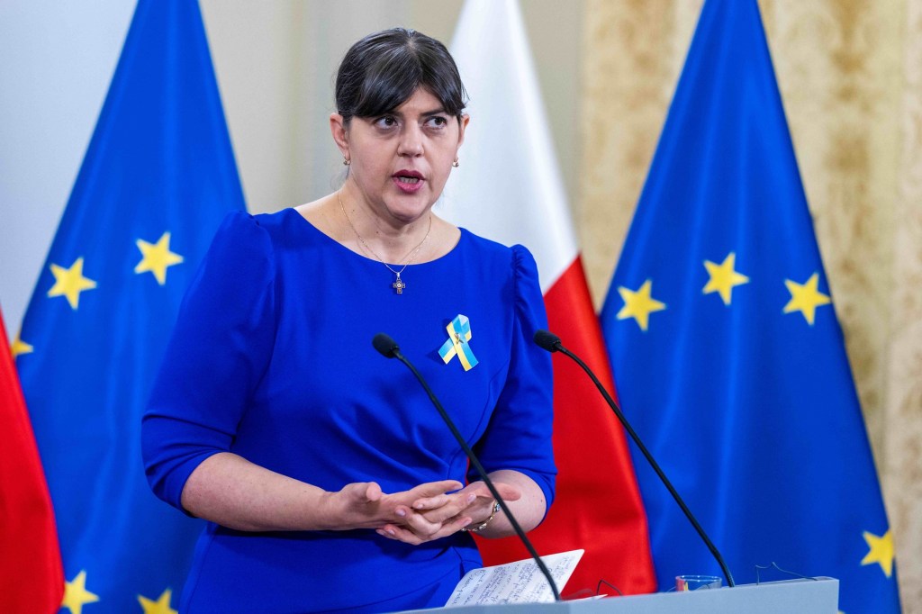 Laura Codruța Kovesi. Photo: Andrzej Iwanczuk / Zuma Press / Profimedia