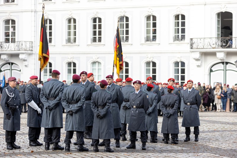 Controversial Christmas Party in the German Army. Investigation after the Nazi-era version of Germany's national anthem was sung