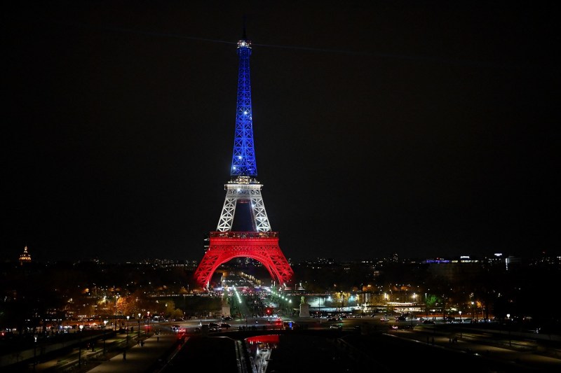 The lighting of fireworks near the Eiffel Tower resulted in dozens of arrests