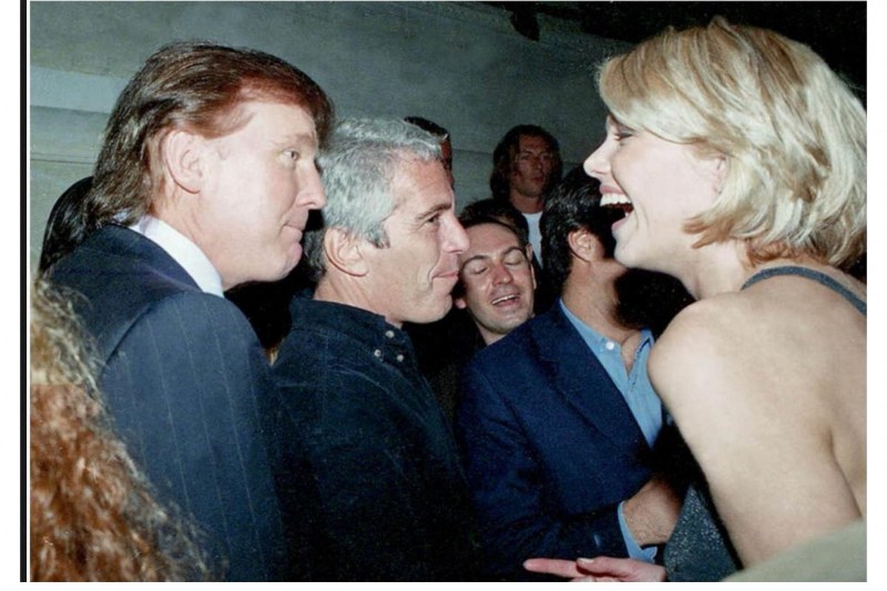Photos of Donald Trump surrounded by women and condoms with the Epstein Republican's face released by Democrats
