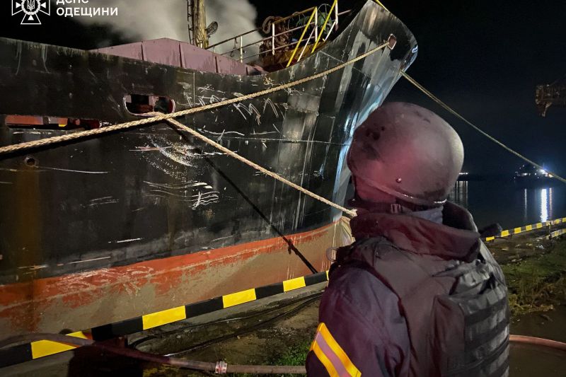 Russians hit three foreign-flagged ships with drones in overnight attacks on Black Sea ports, Kiev says
