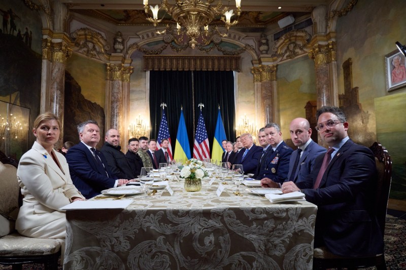 The reactions of European leaders after the peace negotiations between Donald Trump and Volodymyr Zelensky in Florida