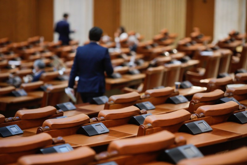 Vacant seats in Parliament. Photo: Mircea Moira / Shutterstock