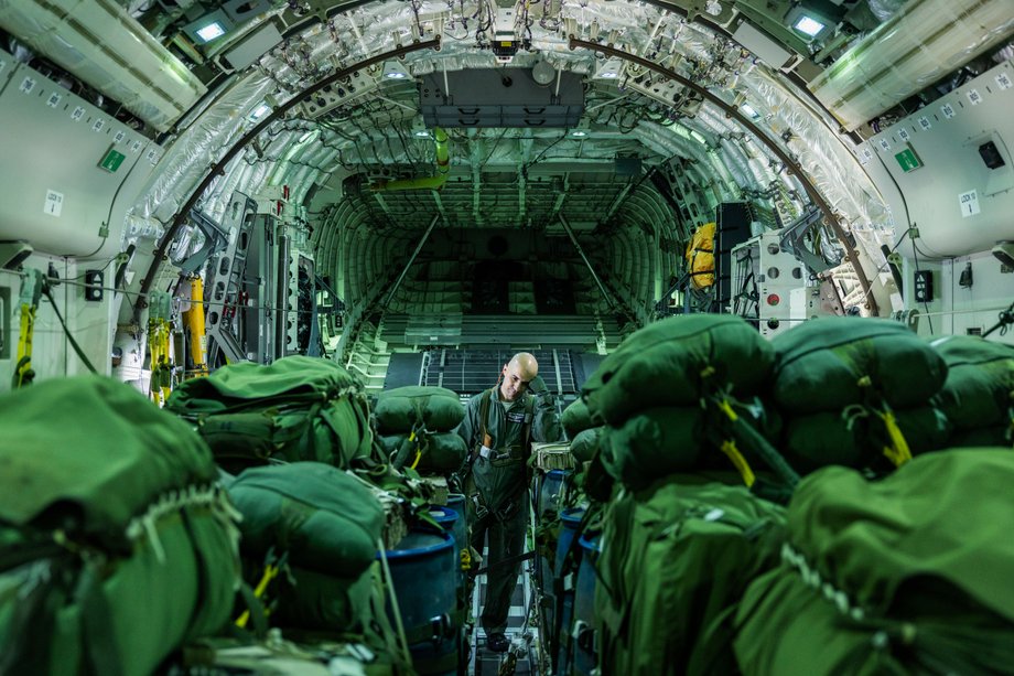 The interior of the Brazilian KC-390