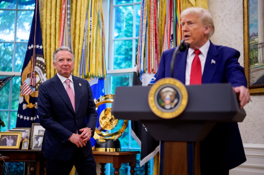 Donald Trump and Steve Witkoff in the Oval Office